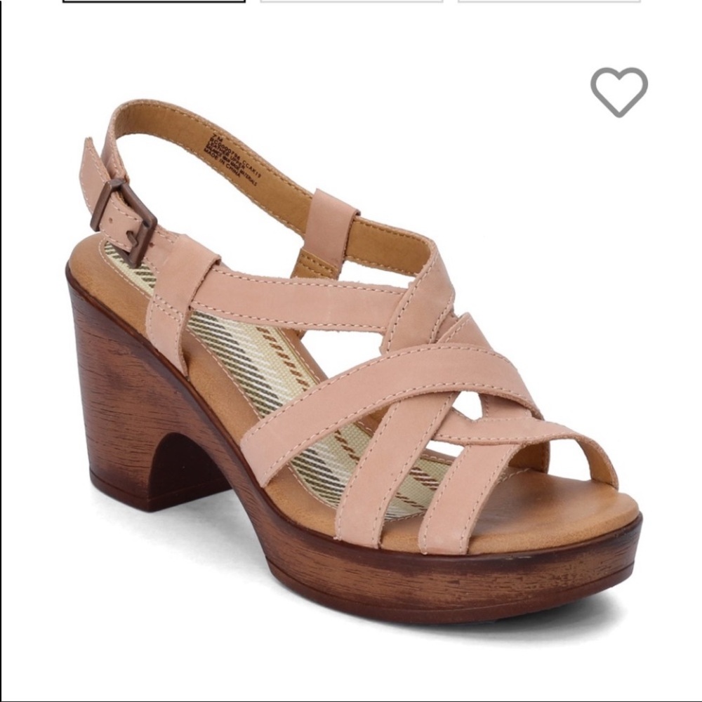 Boc Leather Adara Platform Sandal Size 10